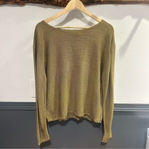 Private Edition Vintage Gold Sweater size M/L